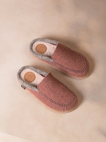 Open felt slipper for women | DENVER-FP