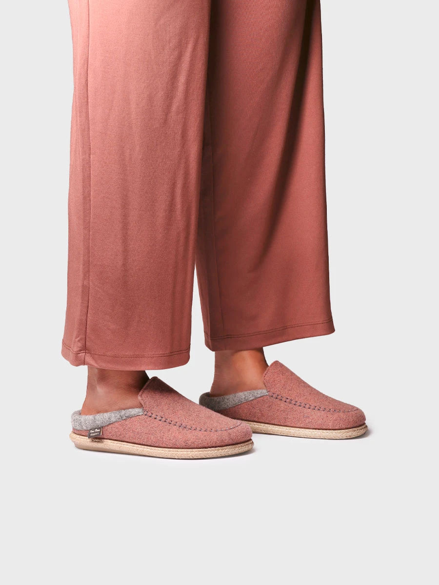 Zapatillas de casa mujer - Slipper abierta en fieltro para mujer | DENVER-FP  - Toni Pons  