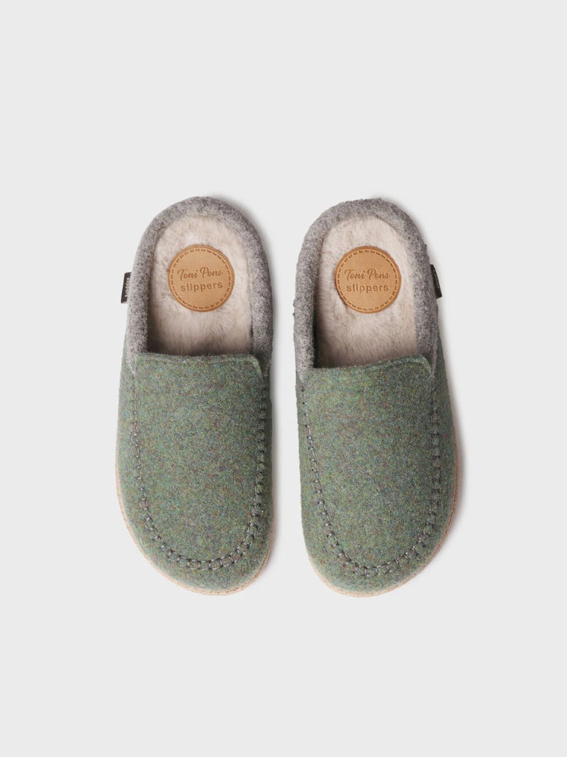 Zapatillas de casa mujer - Slipper abierta en fieltro para mujer | DENVER-FP  - Toni Pons  