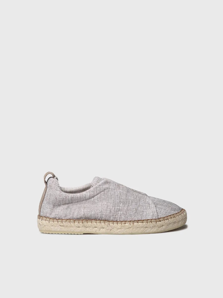  - Alpargatas cerradas de hombre en tejido natural | DIDIER  - Toni Pons  