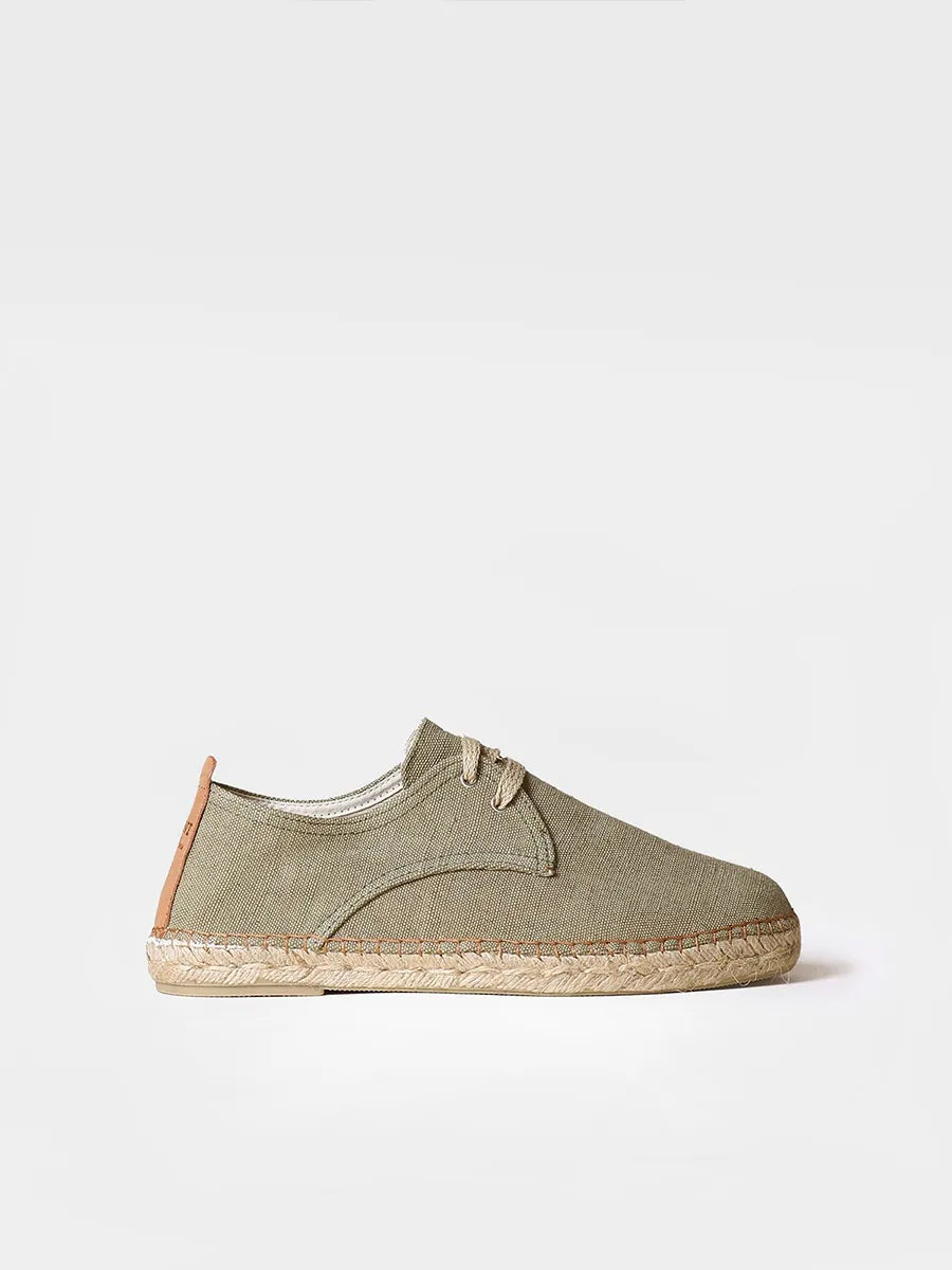 Espadrille homme à lacets 