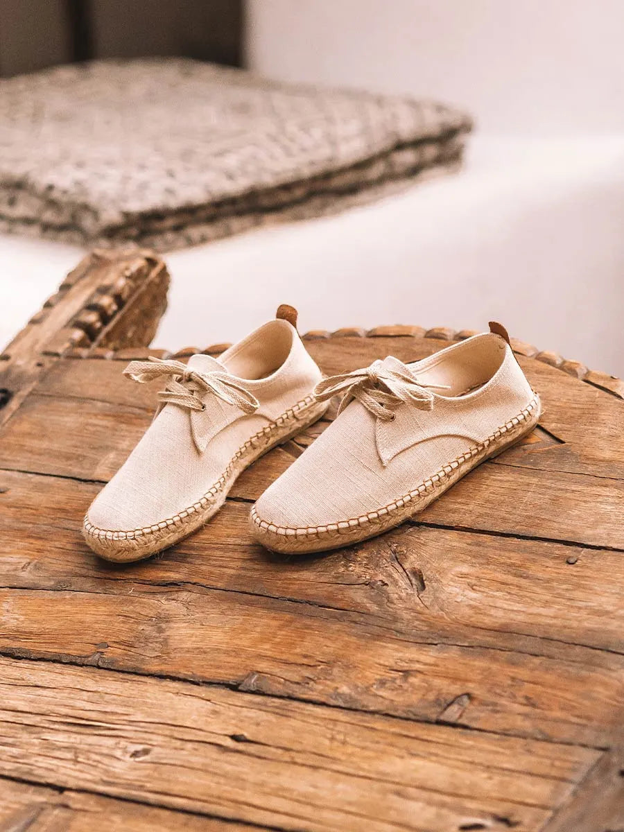 Men's espadrilles with laces