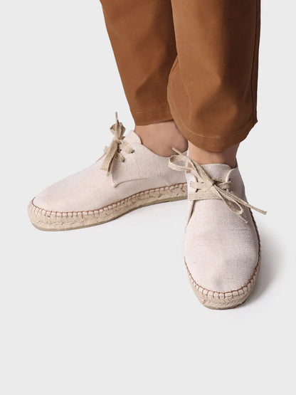 Men's espadrilles with laces