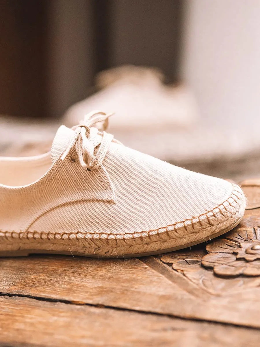 Men's espadrilles with laces