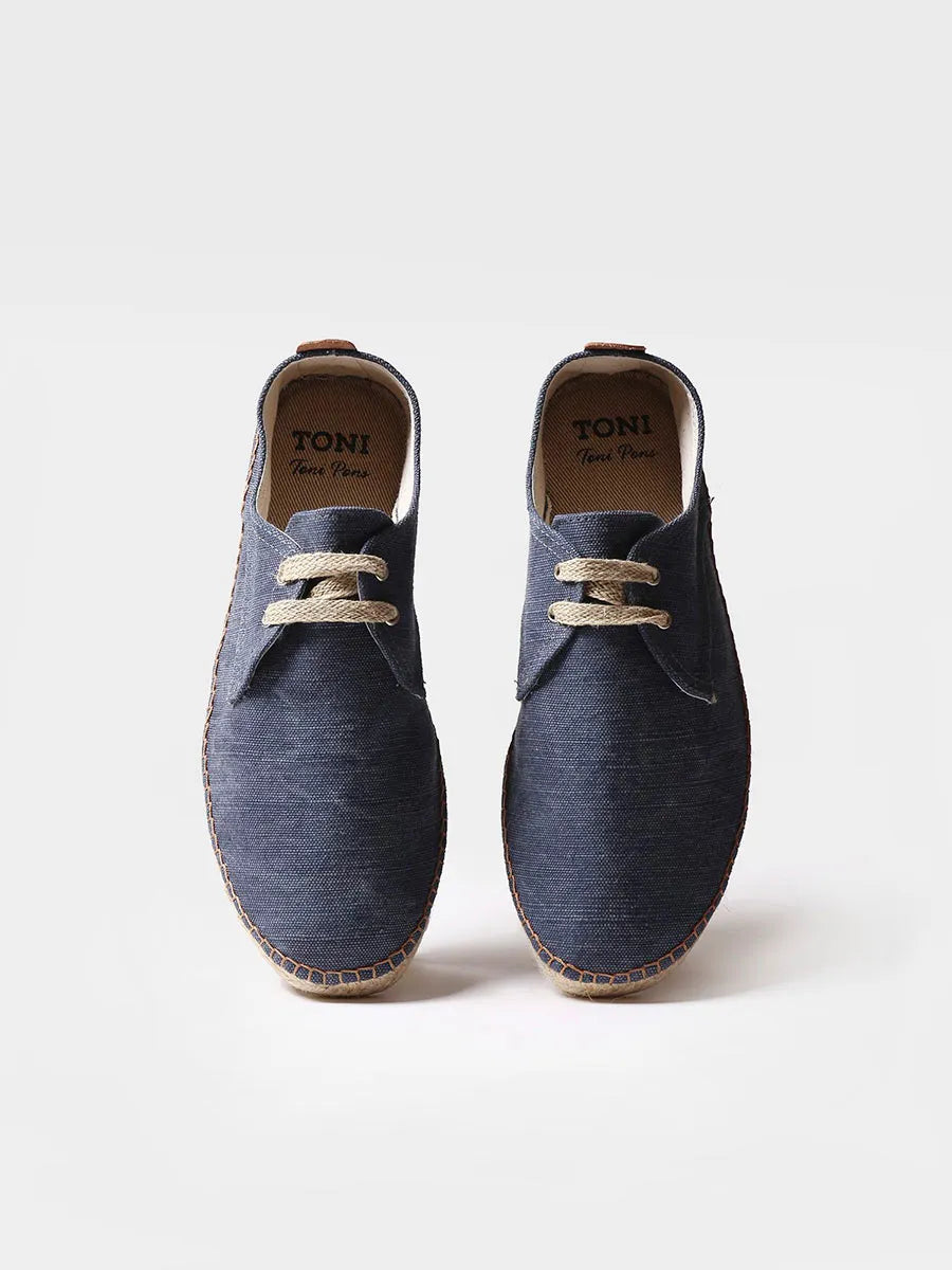 Men's espadrilles with laces