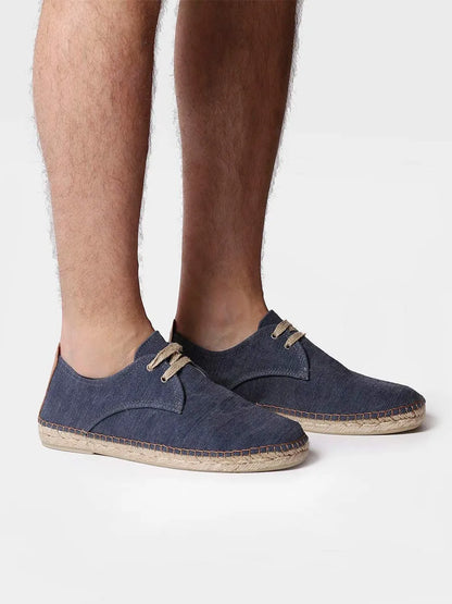 Men's espadrilles with laces