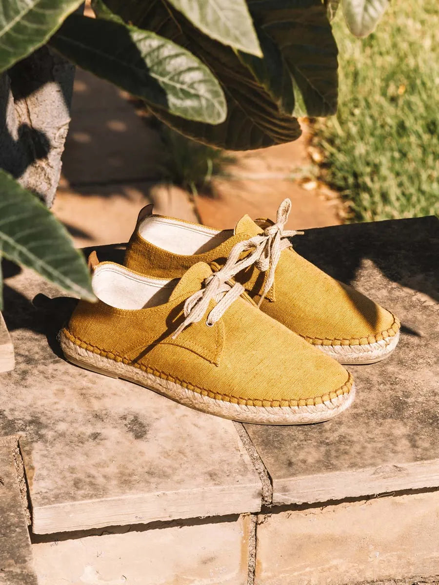 Men's espadrilles with laces