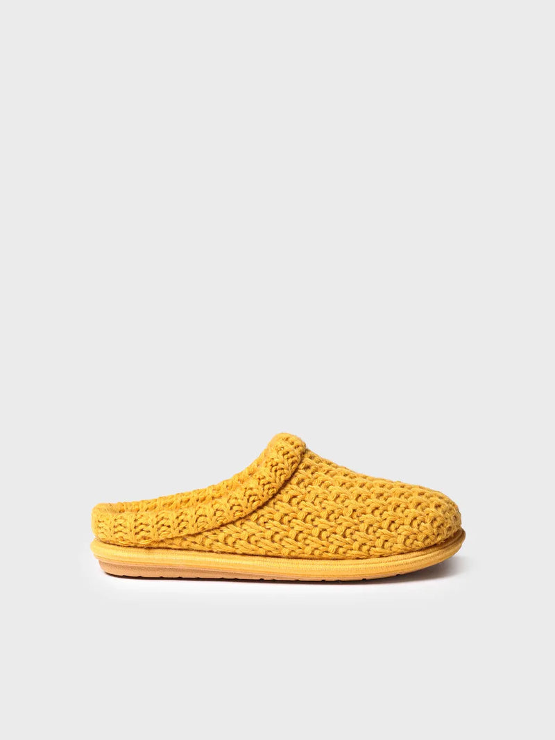 zapatillas de casa mujer - Slippers para mujer en tejido trenzado en Gris | DOMI-SR  - Toni Pons  