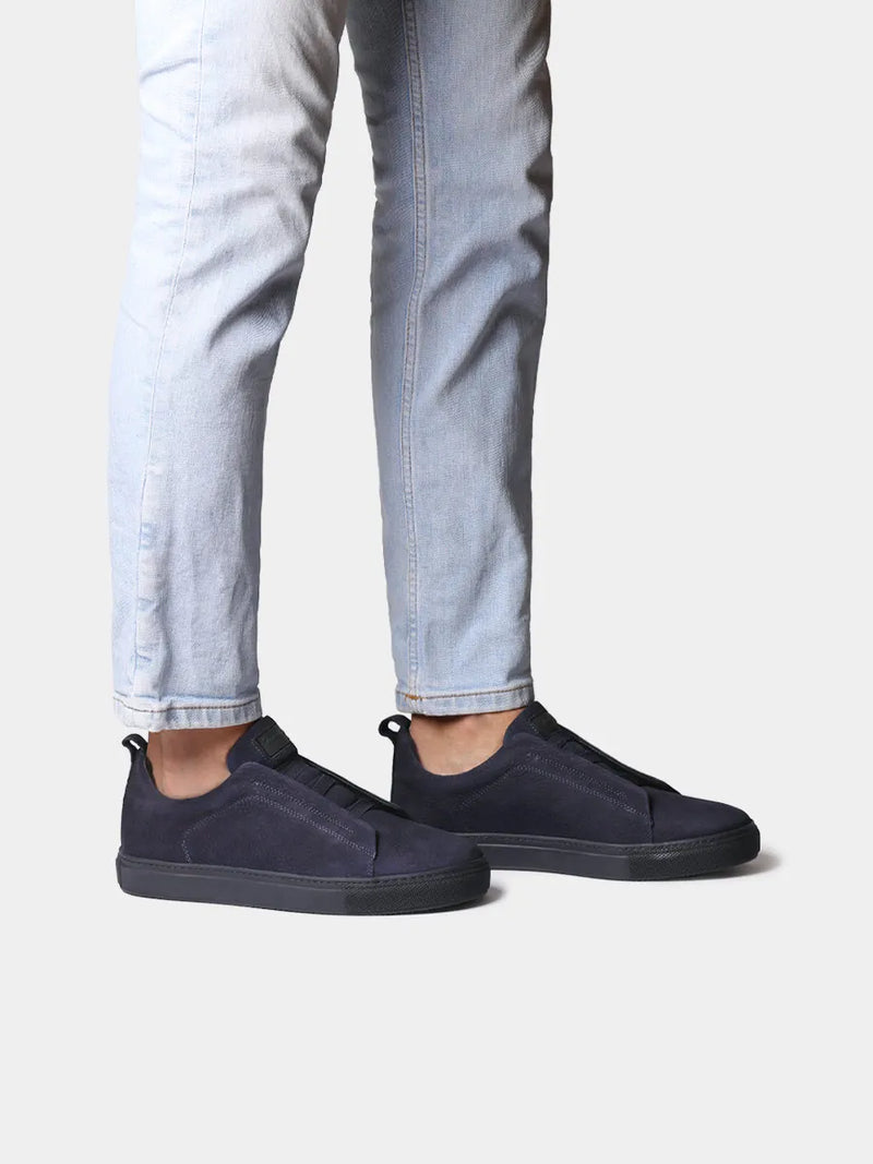 Zapatos con cordones hombre - Deportivas con cordones elásticos en nobuk para hombre | DORCA  - Toni Pons  