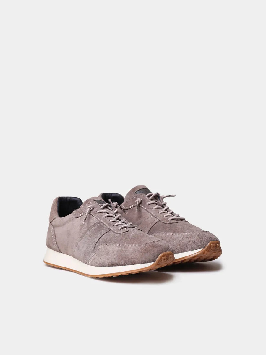 Zapatos con cordones hombre - Deportivas con cordones elásticos en serraje para hombre | DORIAN  - Toni Pons  