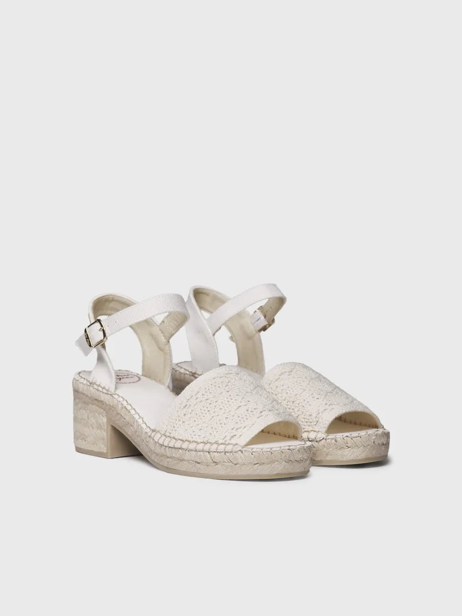  - Alpargatas de tacón bajo de mujer en ganchillo | DOROTEA-AD  - Toni Pons  