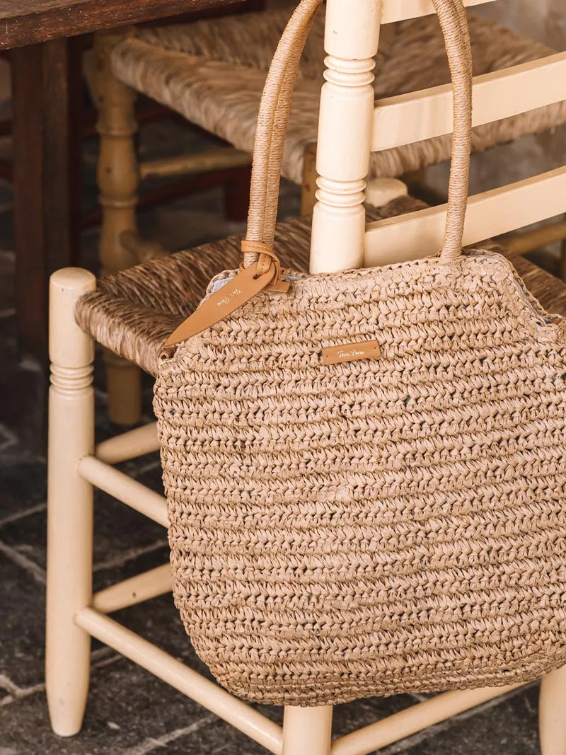 Paper raffia bag with removable strap | DOROTHY Paper raffia bag with removable strap | DOROTHY