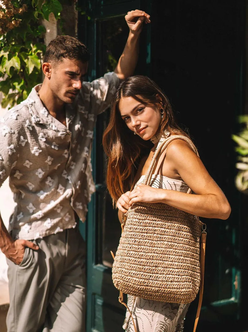 Paper raffia bag with removable strap | DOROTHY Paper raffia bag with removable strap | DOROTHY