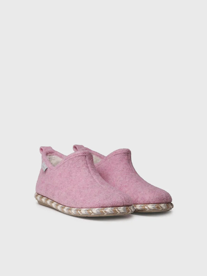 zapatillas de casa mujer - Slipper abotinada para mujer en fieltro | DUNA-FP  - Toni Pons  