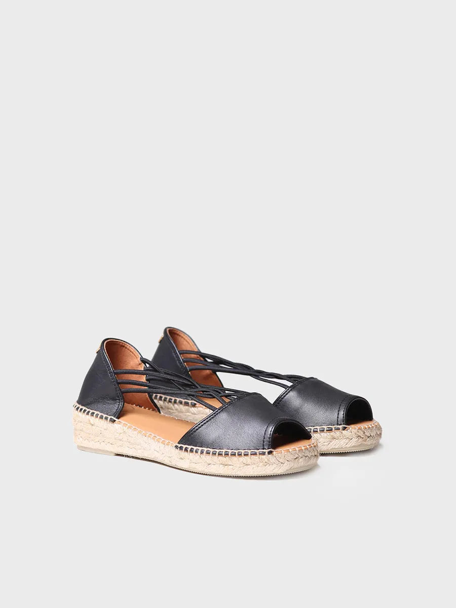  - Sandalia de mujer de piel con elásticos | EBRE-P  - Toni Pons  