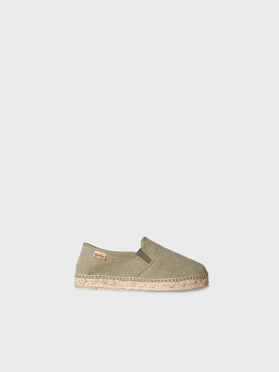 Jute espadrilles for kids in Navy colour