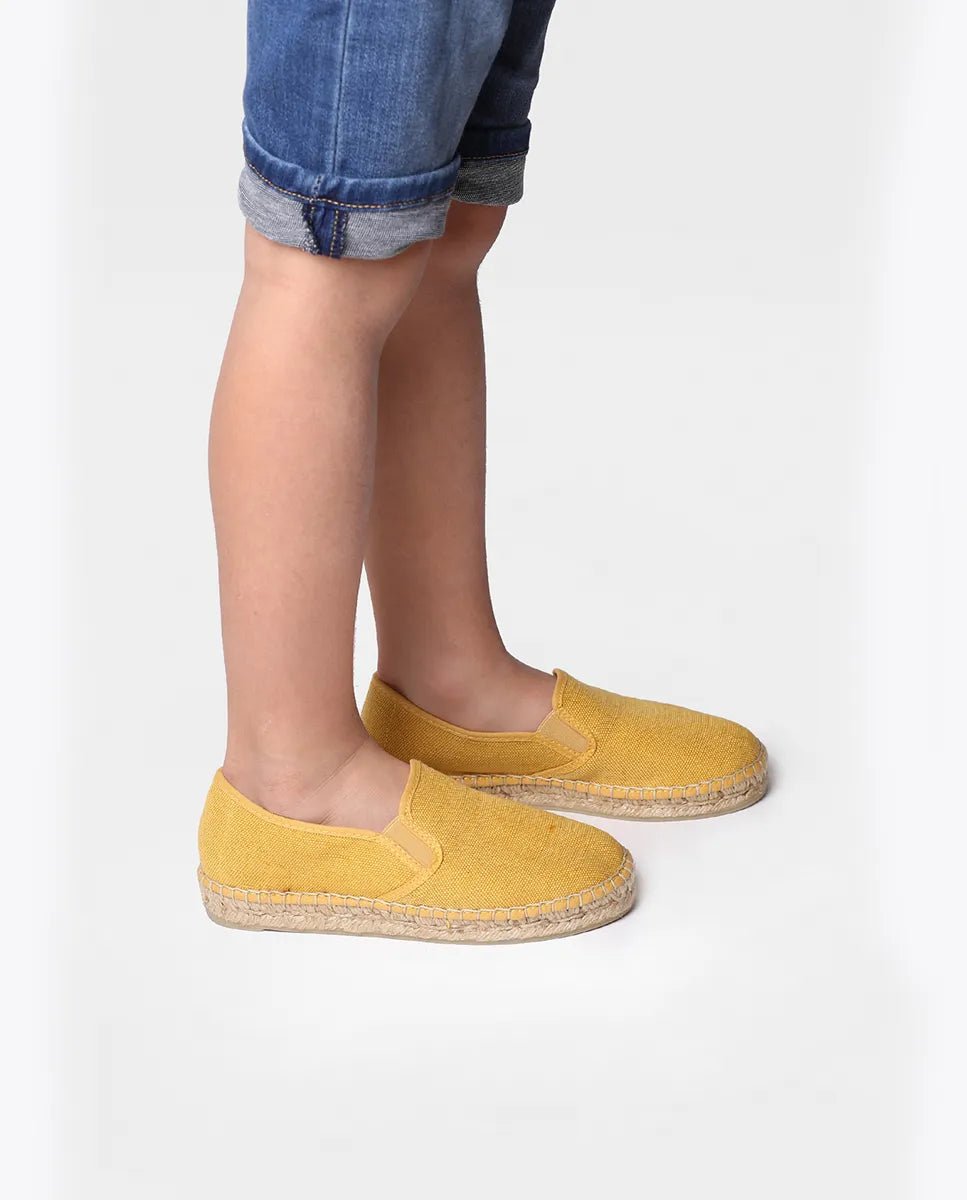 Alpargata de niños en yute
