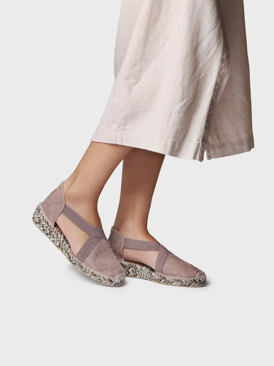  - Alpargatas planas de mujer con elásticos y suela multicolor | ELBA  - Toni Pons  