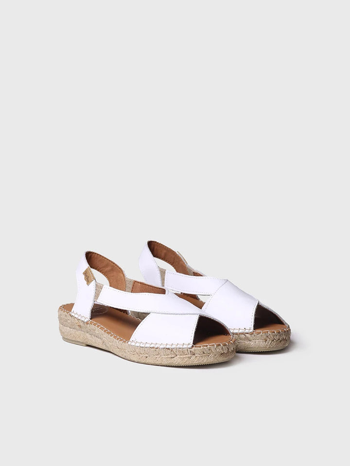  - Sandalias de mujer en piel con tiras cruzadas | ELDA-P  - Toni Pons  