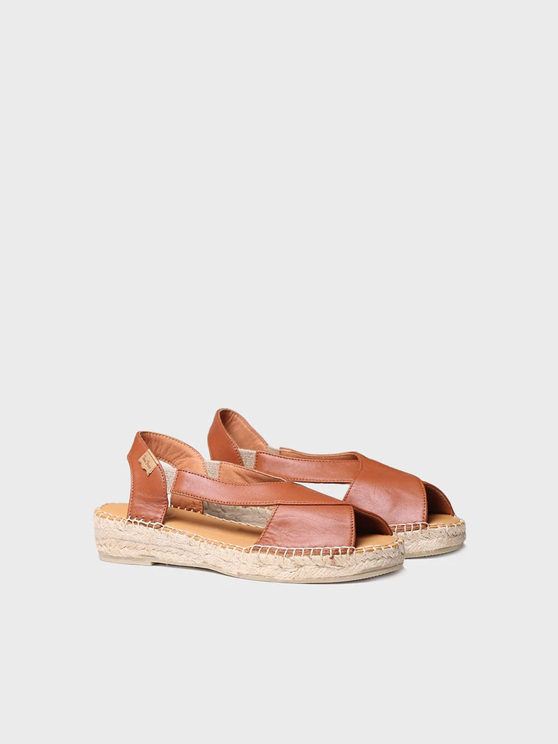  - Sandalias de mujer en piel con tiras cruzadas | ELDA-P  - Toni Pons  