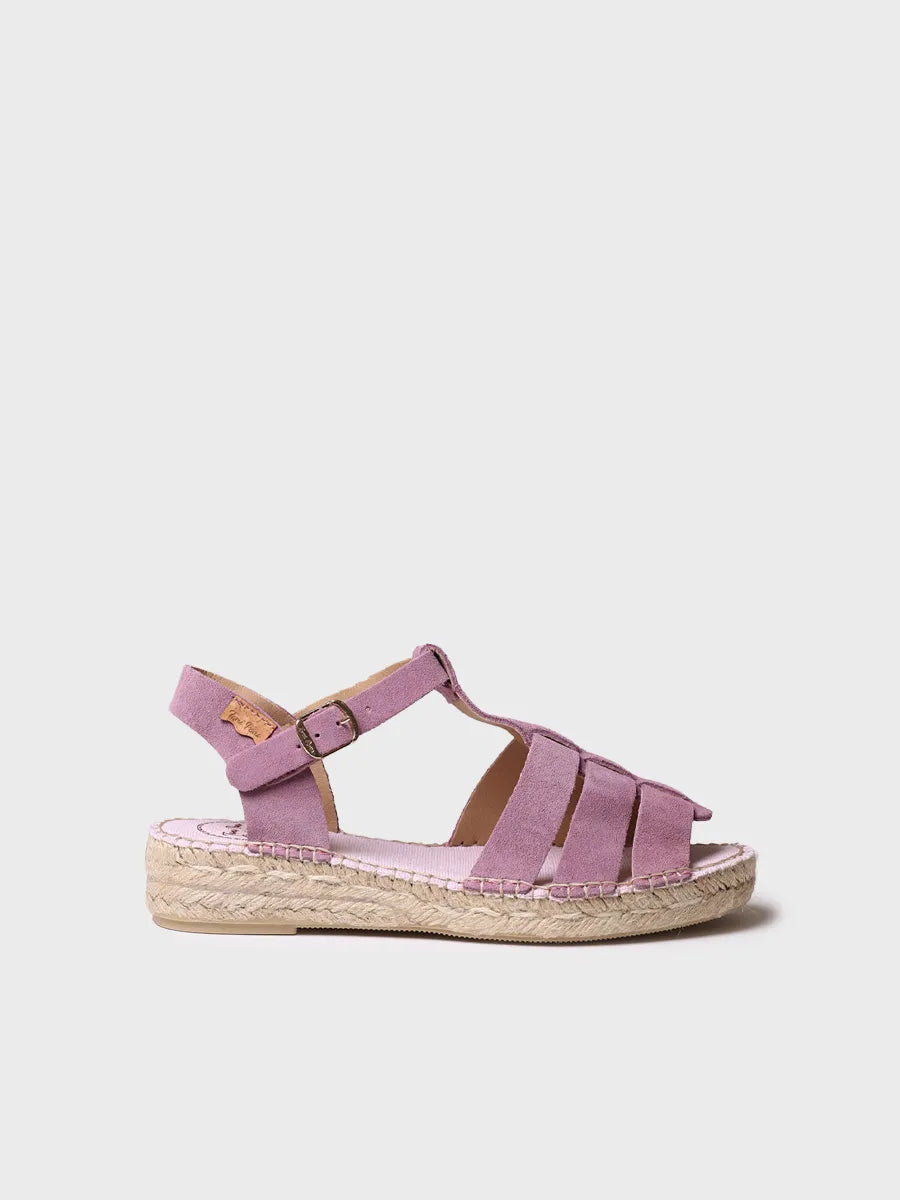 Women's suede fisherman sandal