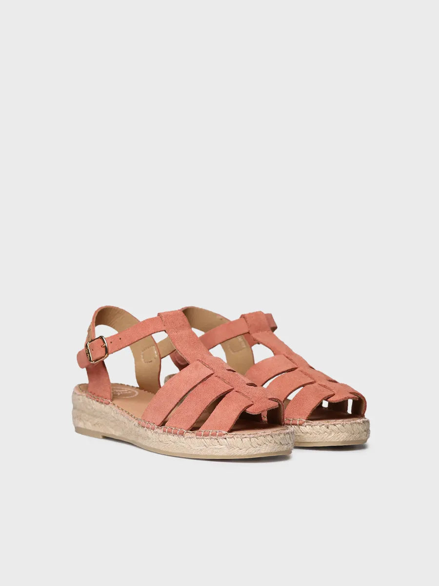  - Sandalia cangrejera de mujer en serraje | ELENA  - Toni Pons  