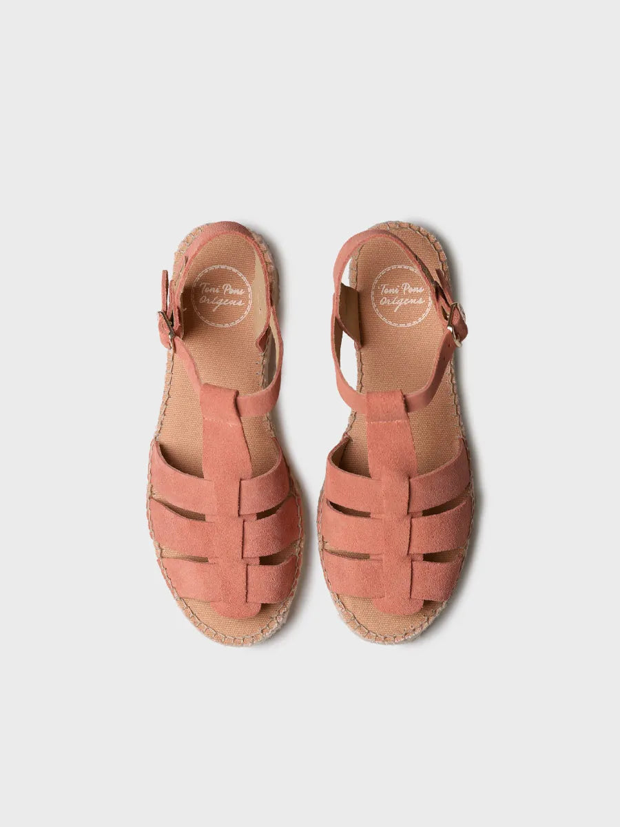  - Sandalia cangrejera de mujer en serraje | ELENA  - Toni Pons  