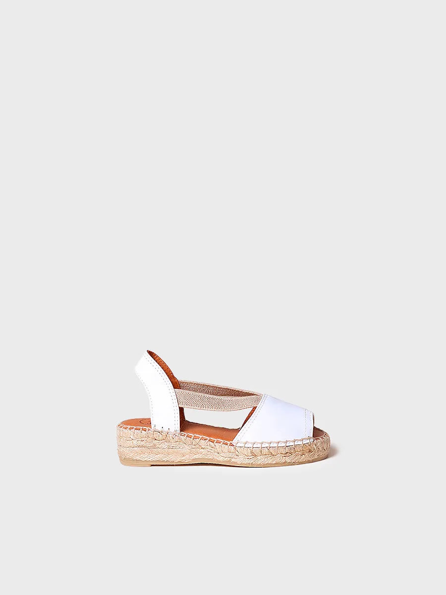 Girl's sandal with elastics