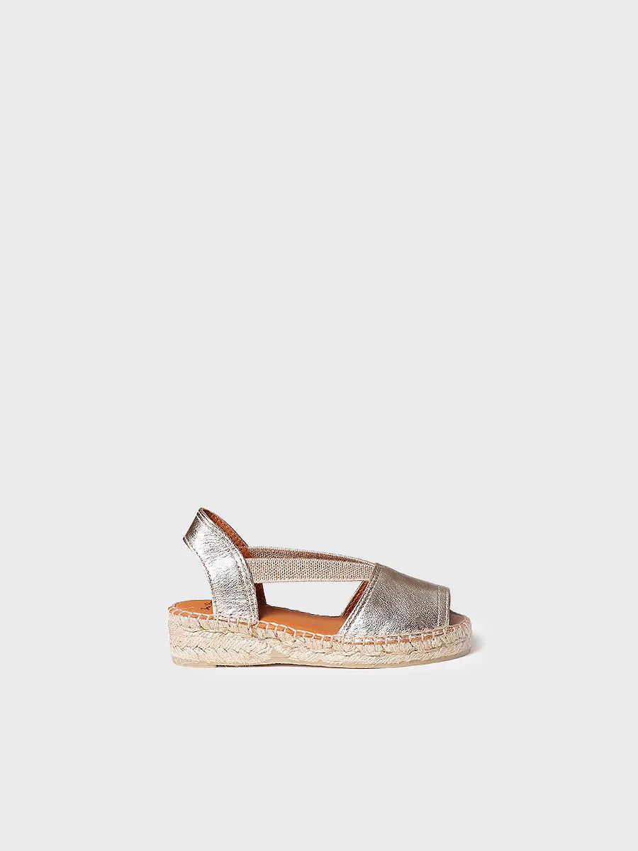 Girl's sandal with elastics