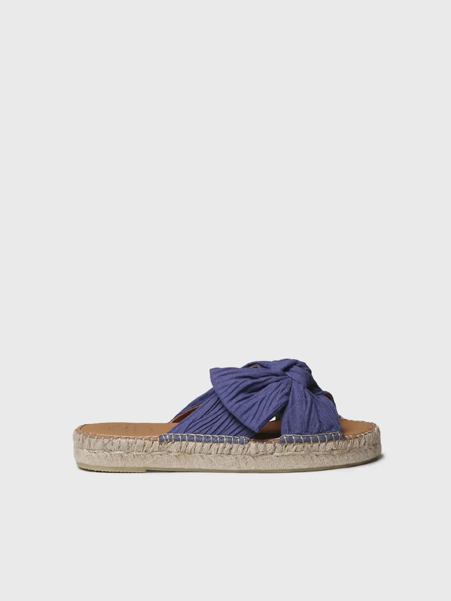  - Sandalias planas de mujer en tejido con lazo | ELINA  - Toni Pons  
