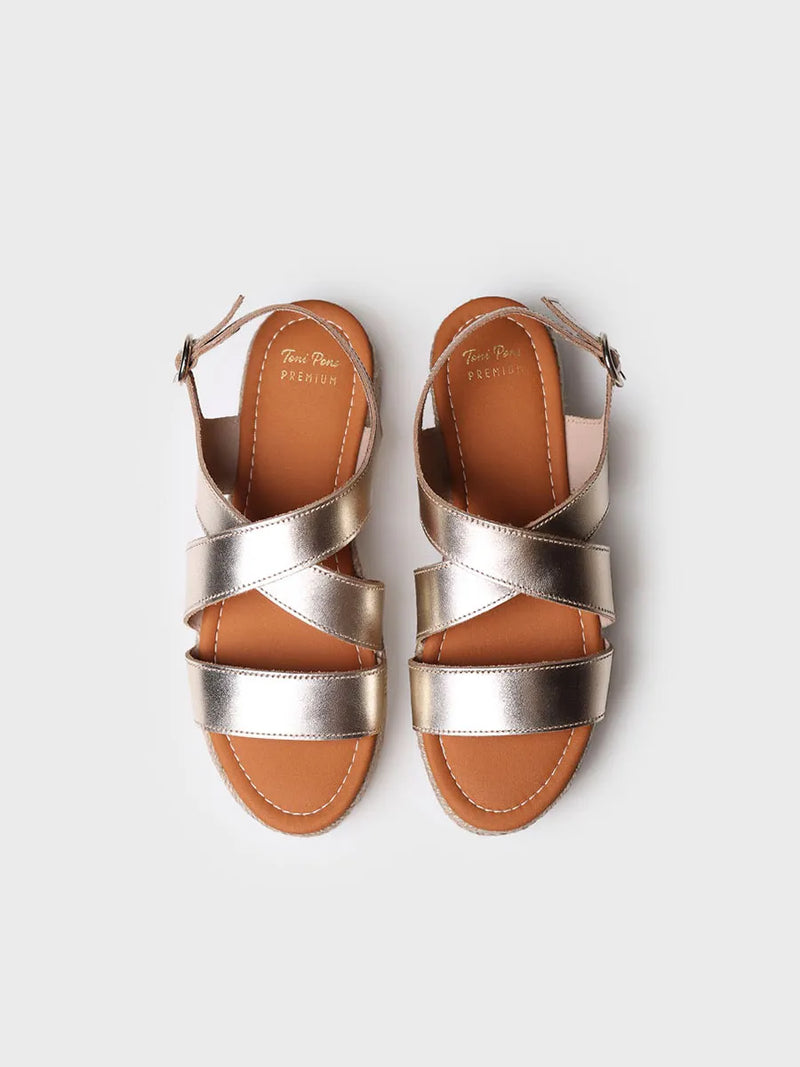 Sandalias mujer - Sandalia de plataforma de tiras  - Toni Pons  