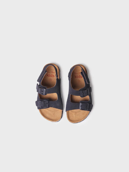 Kids' BIO sandal in split leather