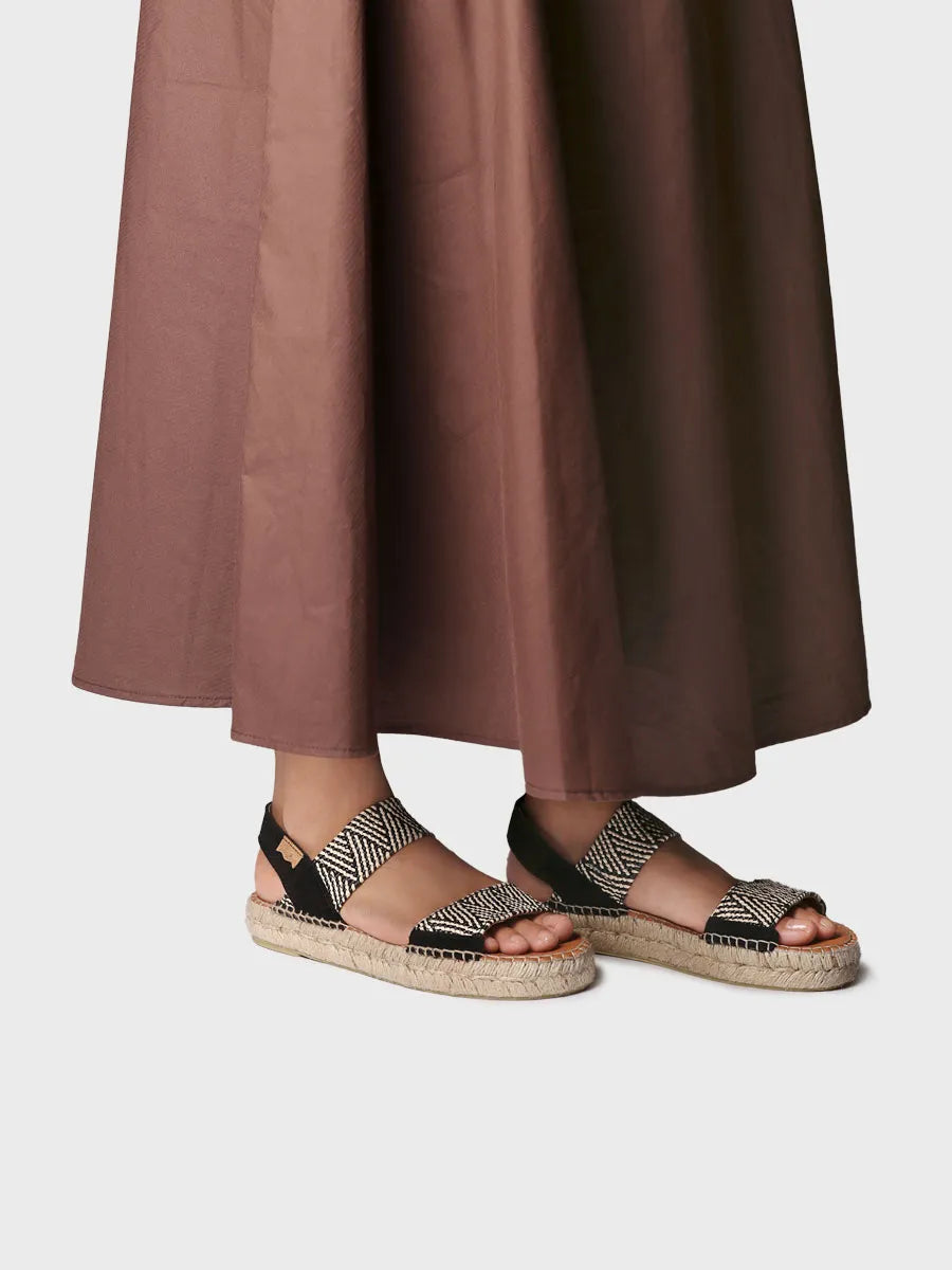  - Alpargatas bicolor con tiras elásticas anchas | ELX  - Toni Pons  