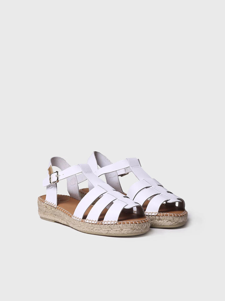  - Sandalias cangrejeras planas de mujer en piel | EMMA  - Toni Pons  