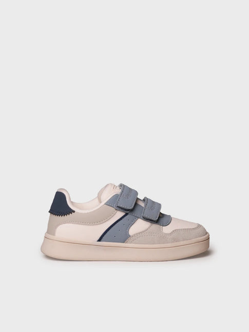 Zapatos infantiles - Zapatilla deportiva infantil en piel con velcro | ENZA  - Toni Pons  