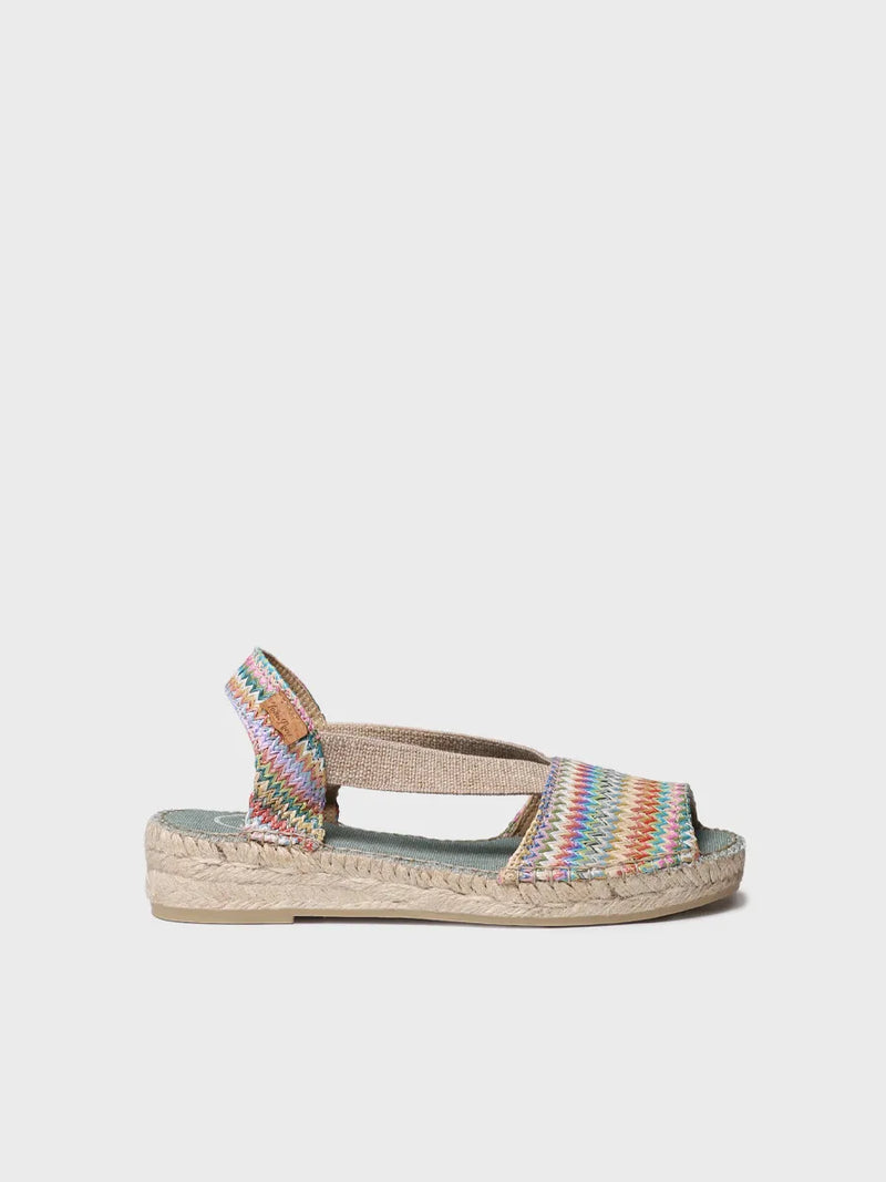  - Alpargatas de mujer en rafia multicolor | ESTEL-MH  - Toni Pons  