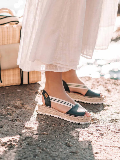 alpargatas mujer - Sandalia de plataforma de yute para mujer | ESTEL-SW  - Toni Pons  
