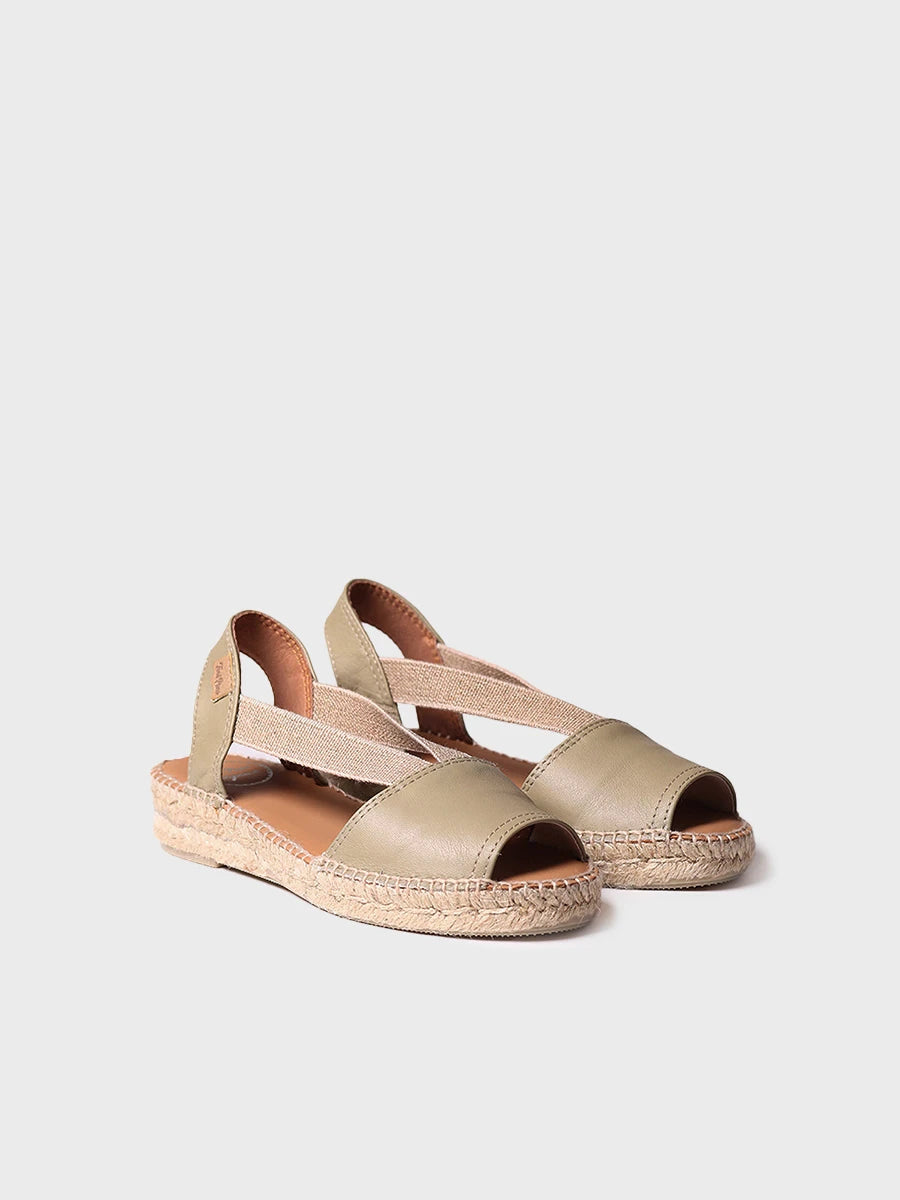  - Sandalia de piel plana con elásticos | ETNA  - Toni Pons  