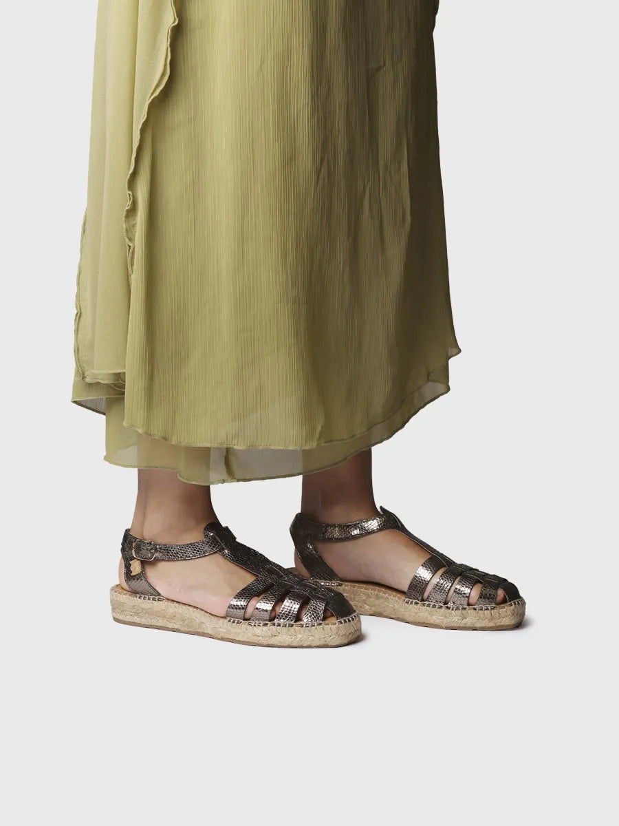  - Alpargatas de mujer con acabado de serpiente | EVIAN-CA  - Toni Pons  