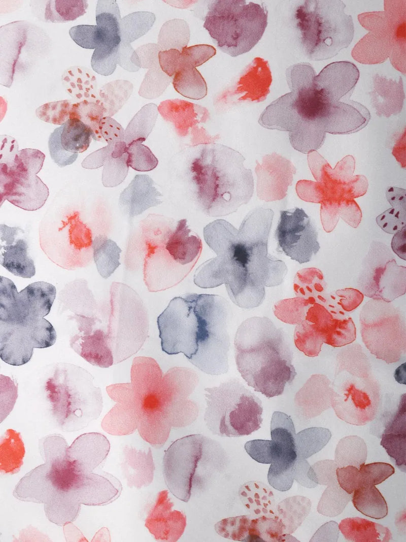 Complementos - Pañuelo cuadrado de mujer en seda con flores | FAUSTINA  - Toni Pons  