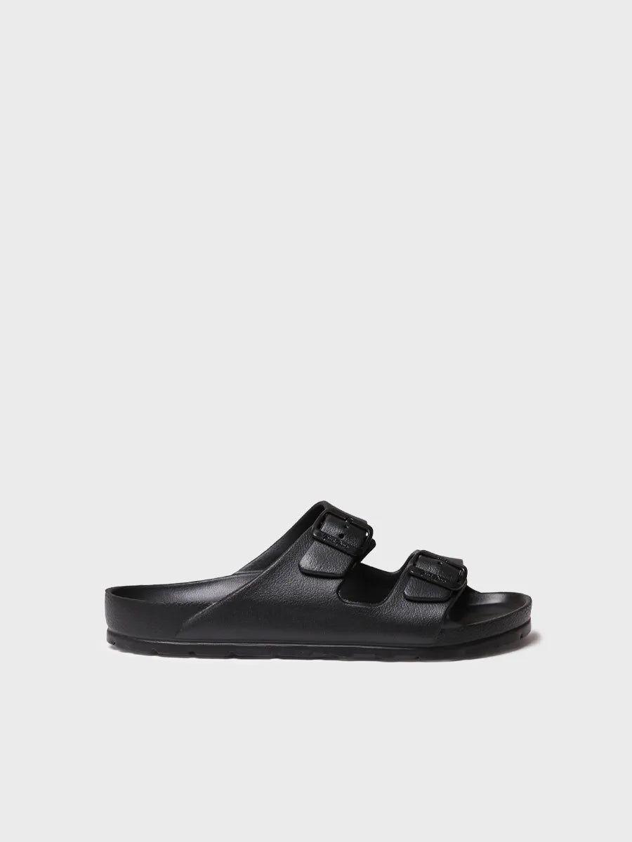 Men's BIO sandal in rubber with buckles