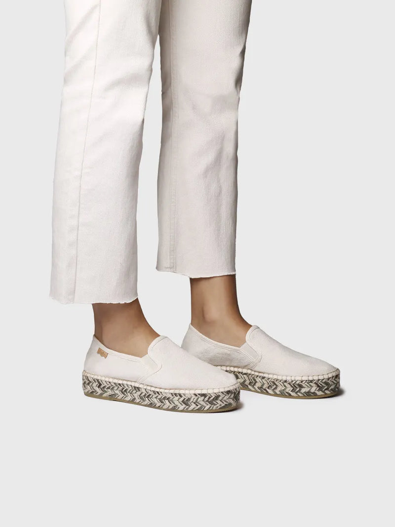  - Alpargatas de mujer con detalle multicolor en yute | FIORELLA  - Toni Pons  