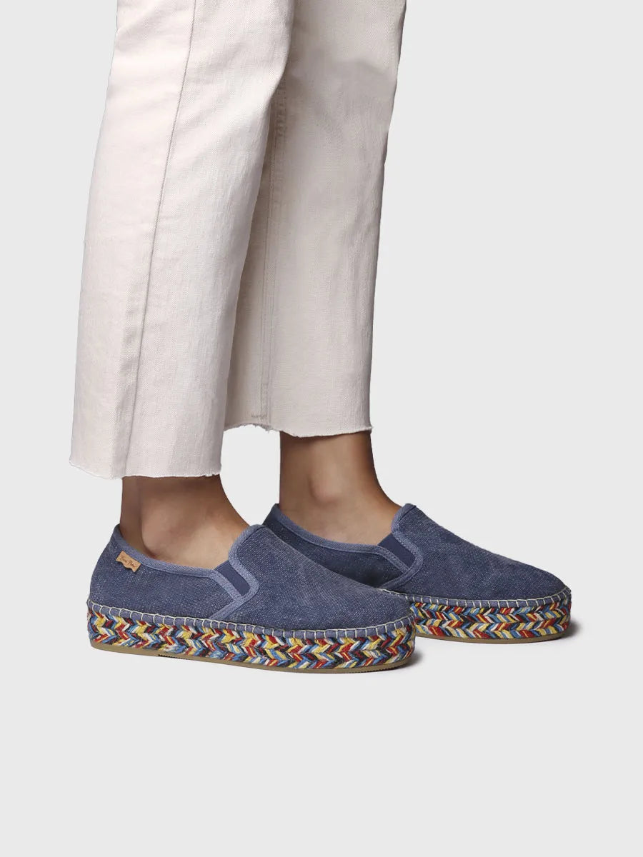  - Alpargatas de mujer con detalle multicolor en yute | FIORELLA  - Toni Pons  
