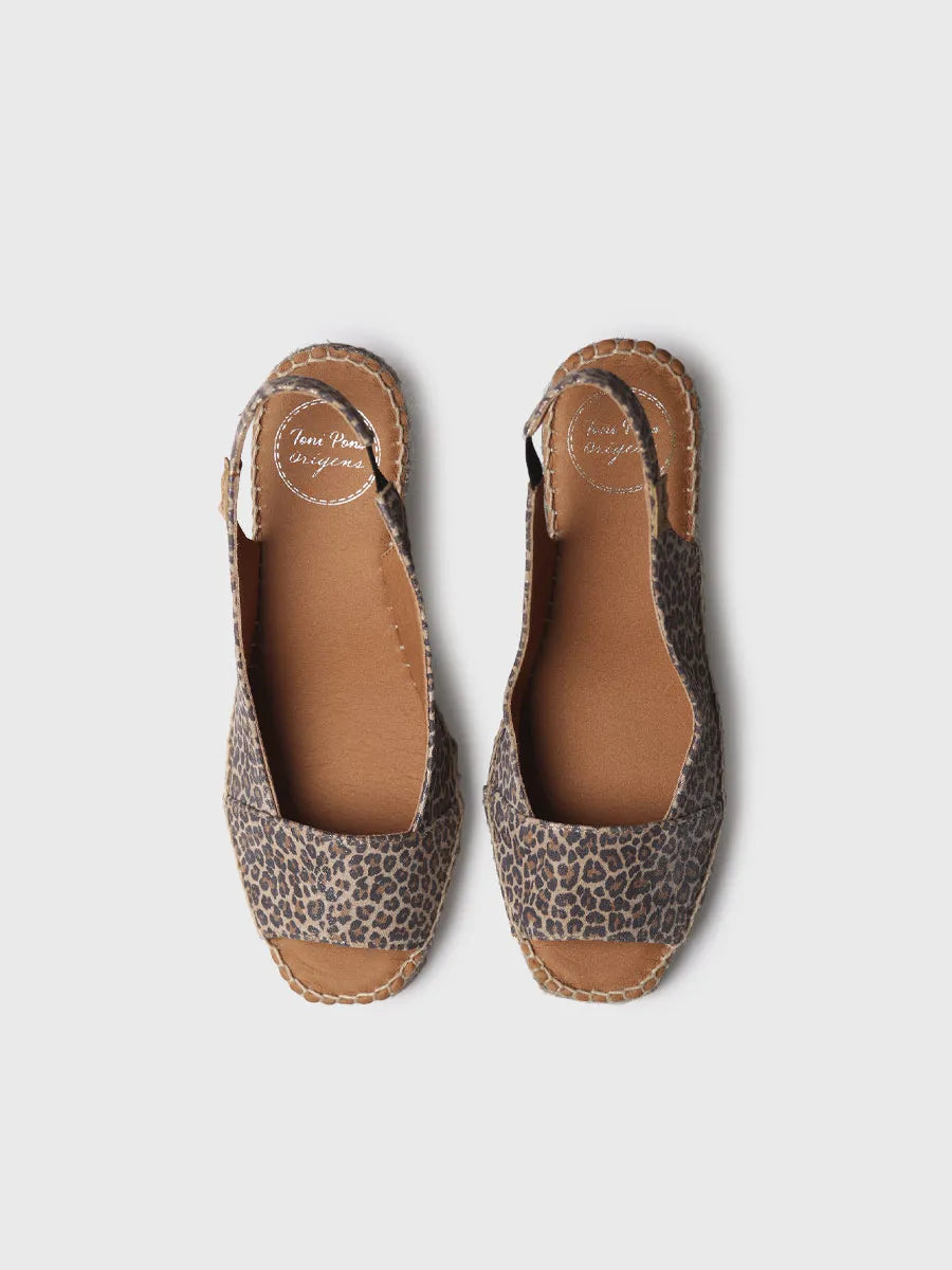  - Alpargatas de mujer en animal print | FLAVIA-LE  - Toni Pons  