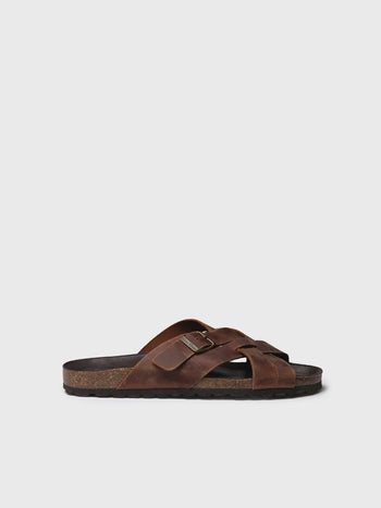  - Sandalias de hombre de piel con tiras cruzadas | GALATSI-PE  - Toni Pons  