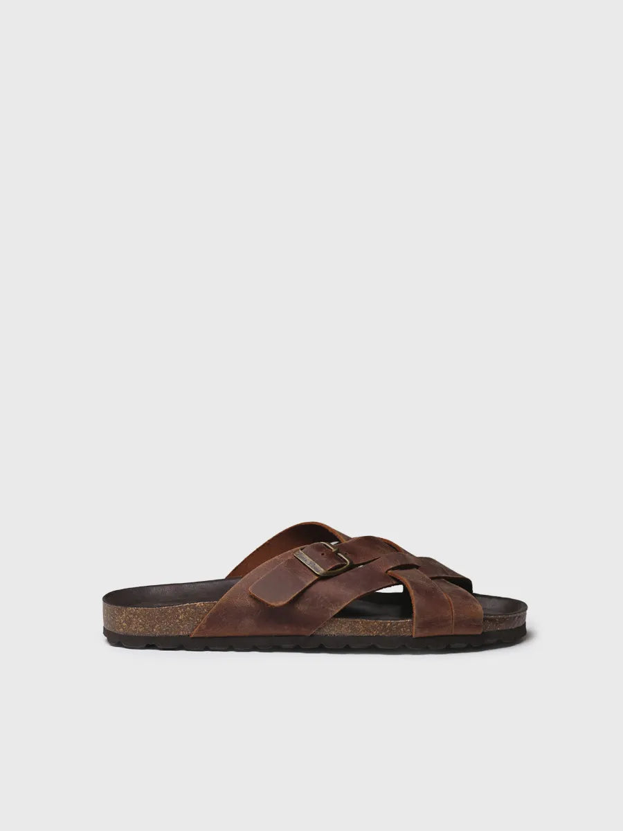  - Sandalias de hombre de piel con tiras cruzadas | GALATSI-PE  - Toni Pons  