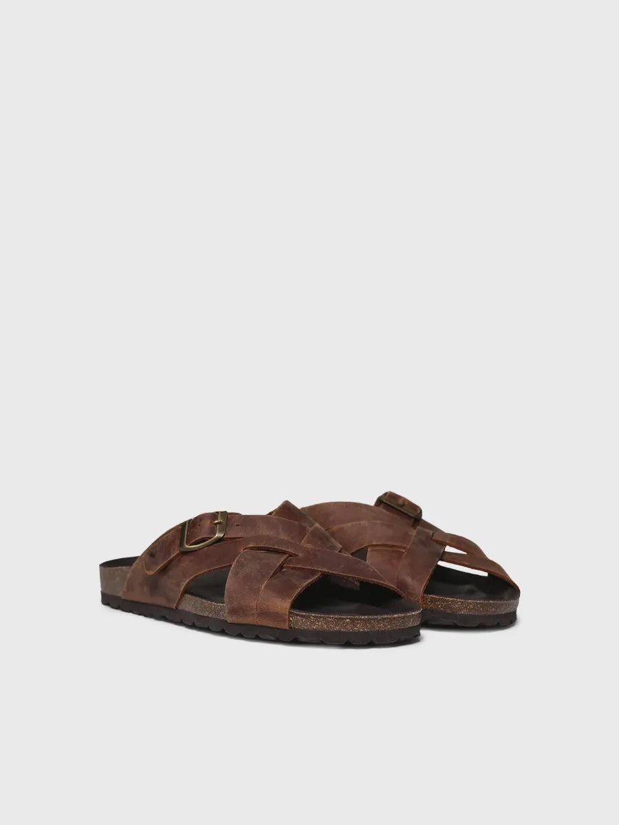  - Sandalias de hombre de piel con tiras cruzadas | GALATSI-PE  - Toni Pons  