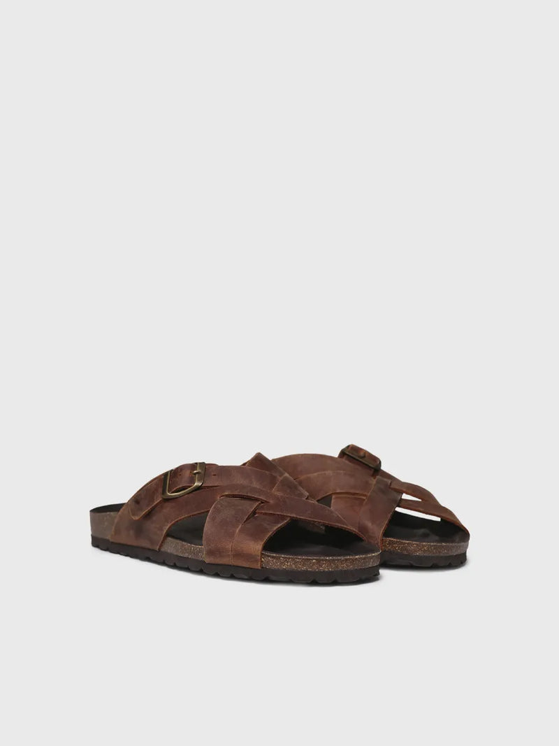 - Sandalias de hombre de piel con tiras cruzadas | GALATSI-PE  - Toni Pons  