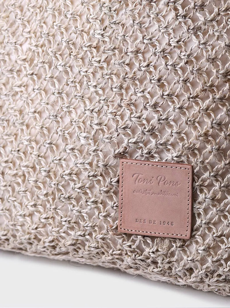 Complementos - Bolso shopper de mujer en trenza de yute | GANGES  - Toni Pons  