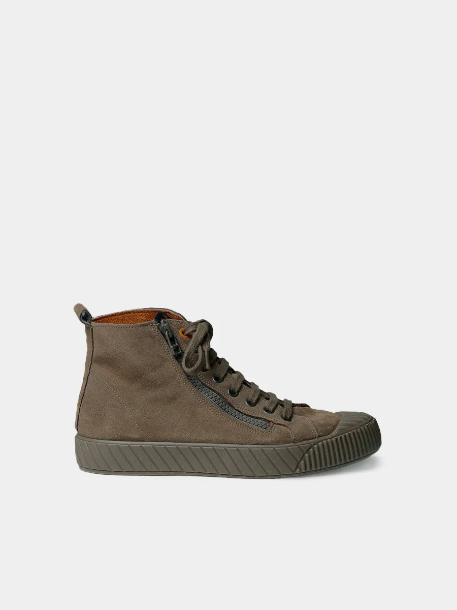 Bottines et daim pour femme